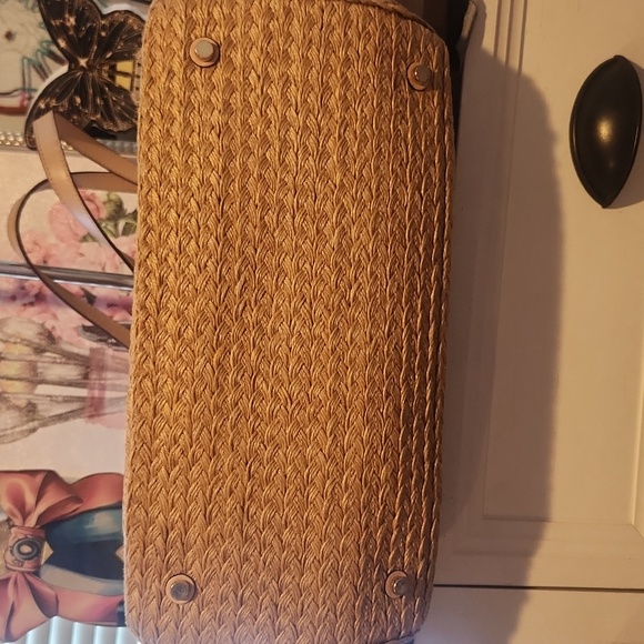 KATE SPADE CANVAS STORYBOOK LEMON PRINT TOTE EUC - Picture 5 of 12